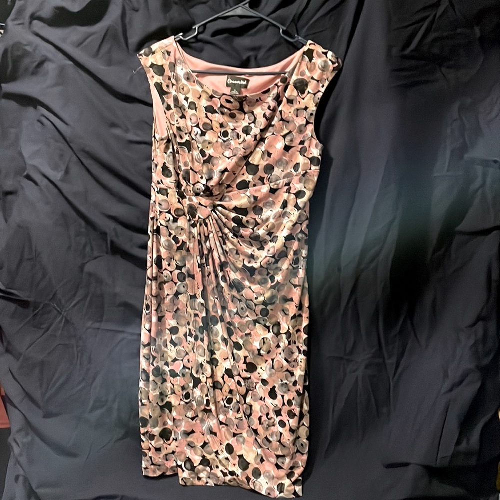 Pink fitted dress